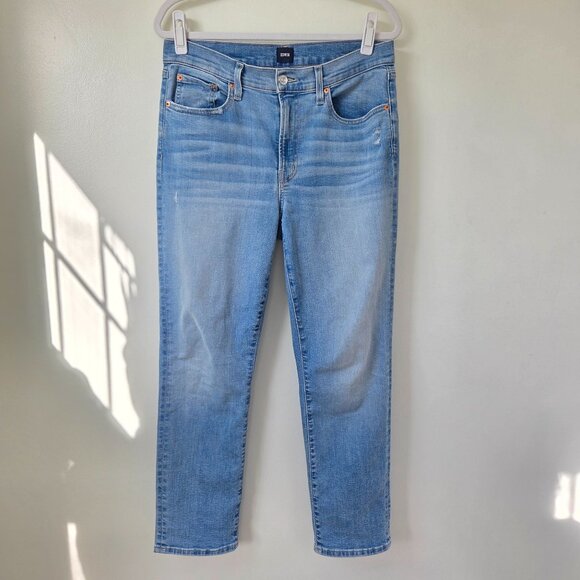 Edwin Bree High Rise Straight Leg Jeans In Reverie 29 - Picture 2 of 8